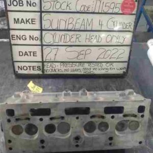 Sunbeam Alpine 1.7L Head (With valves) Stock Code N1595