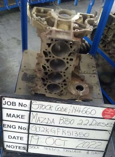 Mazda BT50,Ford Ranger 2.2L Block Stock Code N4660