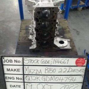 Mazda BT50,Ford Ranger 2.2L Block Stock Code N4661
