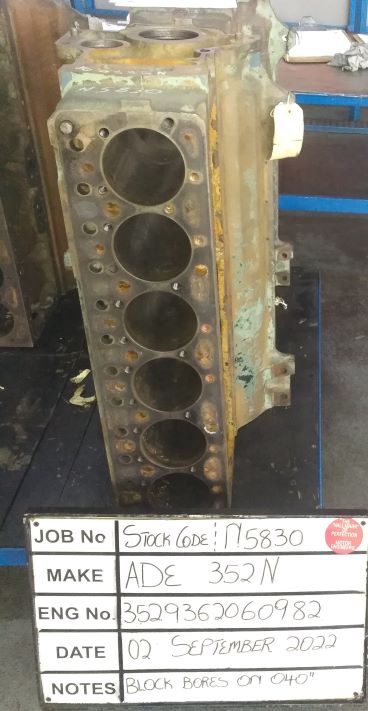 ADE 352N Block S/Code N5830B