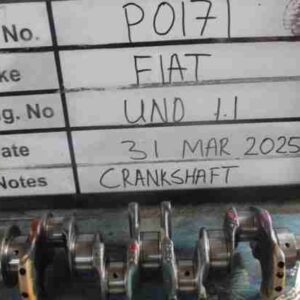 Fiat Uno 1.1 Crank Mains std ,B/E std Stock Code P0171