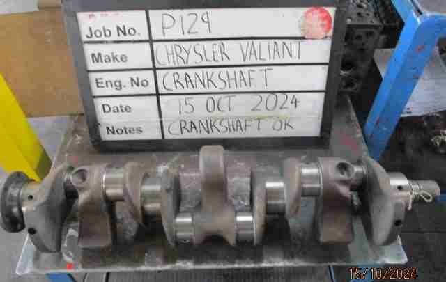 Chrysler Valiant 225 Crank Mains 030,B/E 030 Stock Code P129