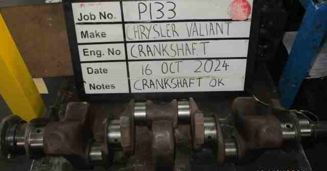 Chrysler Valiant 225 Crank Mains 030,B/E 020 Stock Code P133