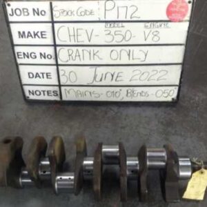 Crank Chev 350 V8 M 010, B/ends 020 Stock Code P172
