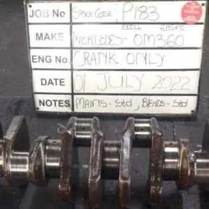 Merc Benz OM360 Crank Mains std,B/E std Stock Code P183