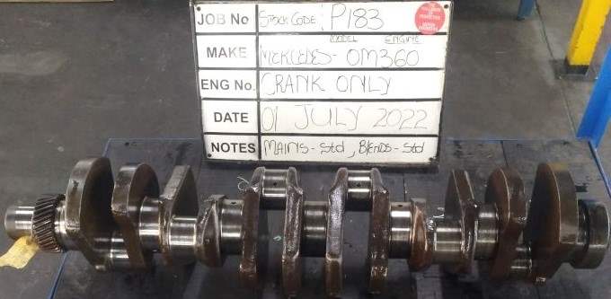 Merc Benz OM360 Crank Mains std,B/E std Stock Code P183