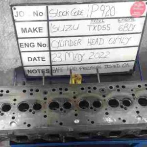 Isuzu Cylinder Head 6BD1 Stock Code P920