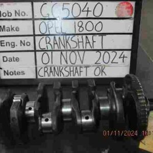 Opel 1800 Crank Mains 010, B/Ends 020 Stock Code GC5040