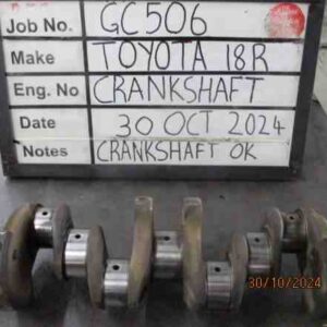 Toyota 18R Crank Mains Std, B/Ends Std Stock Code GC506
