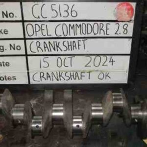 Opel Commodore Camshaft Stock No GC5136
