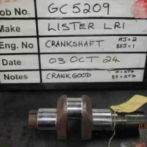 Lister LR1 Crank Mains Std, B/Ends Std Stock Code GC5209