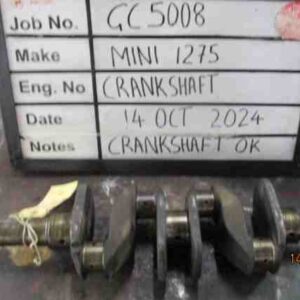 Mini 1275 Crank Mains Std, B/Ends Std Stock Code GC5008