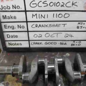 Mini 1100cc Crank Mains 020, B/Ends 010 Stock Code GCS0102