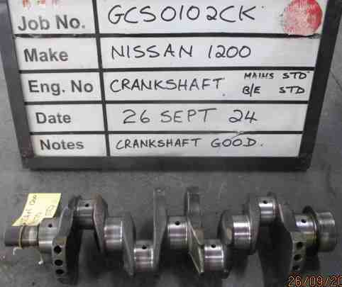 Nissan 1200 A12 Crank Mains std B/E std Stock Code GCS0102CK