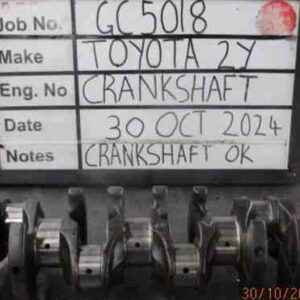 Toyota 2Y Crank Mains 030, B/Ends 030 Stock Code GCS018