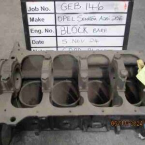 Opel Block Senator 20E, A20I Stock Code GEB146