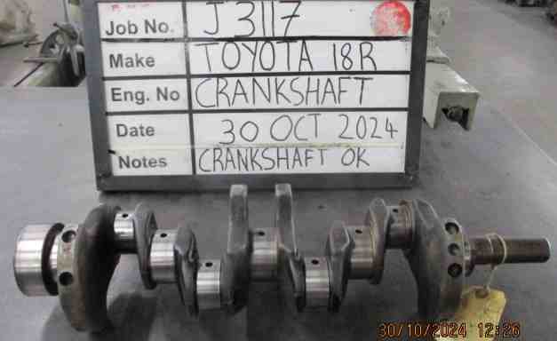 Toyota 18R Crank Mains 020,B/E 040 Stock Code J3117