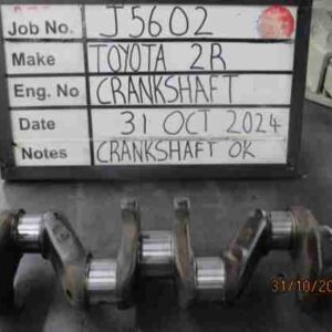 Toyota 2R Crank Maina 020 B/Ends 010 Stock Code J5602