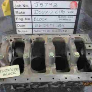 Isuzu C190 Block Stock Code J5792