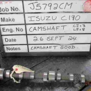 Isuzu C190 Camshaft Stock Code J5792CM