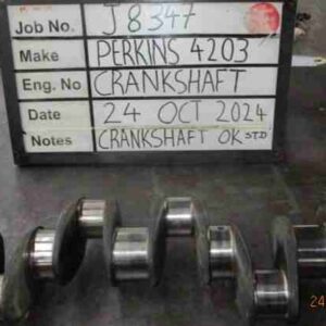 Perkins 4.203 Crank Mains std,B/E std Stock Code J8347