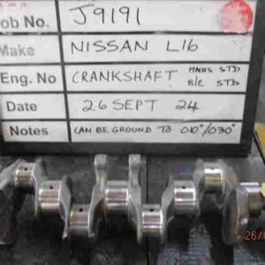 Nissan L16 Crank Mains std B/E std Stock Code J9191