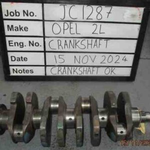 Opel 2.0 Crank Mains 010, B/Ends 010 Stock Code JC1287