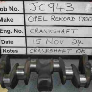Opel 1.7 Crankshaft Mains 030 B/Ends 030 Stock Code JC943