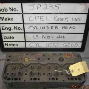 Opel 1200 Kadett Cylinder Head Stock Code JP235