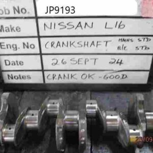 Nissan 1600 L16 Crank Mains std,B/E std Stock Code JP9193