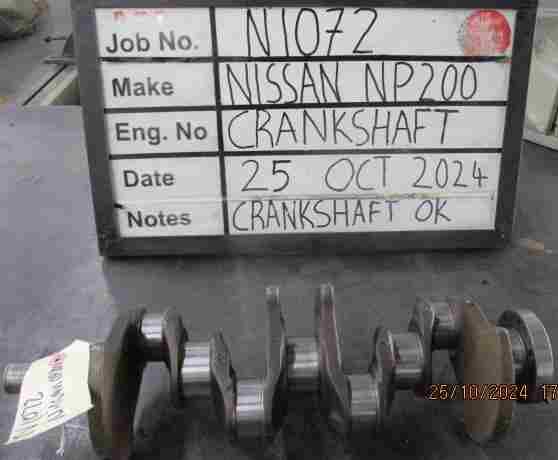 Nissan NP200 Crank Mains 020 B/E 020 Stock Code N1072