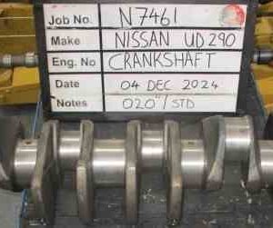 Nissan UD290 PF6T Eng Crank Mains Std, B/Ends Std Stock Code N7461