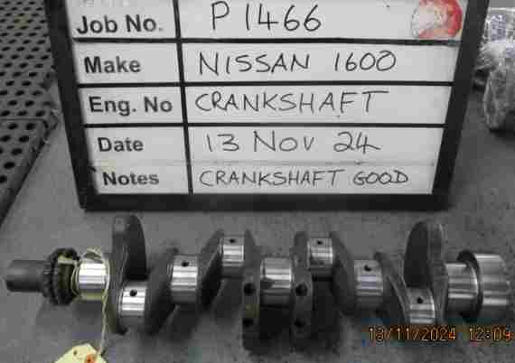 Nissan 1600 L16 Crank Mains std,B/E std Stock Code P1466