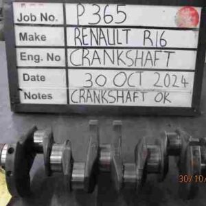 Renault R16 Crank Mains 020, B/Ends 020 Stock Code P365