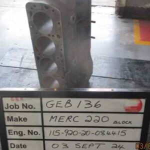 Merc 220 Block Stock Code GEB136