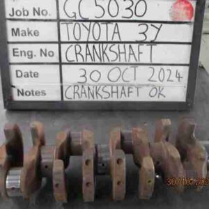 Toyota 3 Y Crank Mains 010, B/Ends 040 Stock Code GC5030