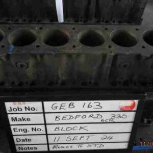 Bedford 300 Petrol Block Stock Code GEB163