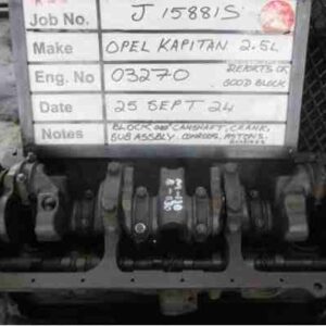Opel Kapitan 2.5L Block Stock Code J15881S