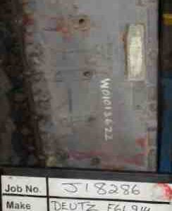 Deutz Block F6L914 Stock Code J18286