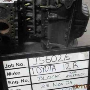 Toyota 12R Block Stock Code J5602/S