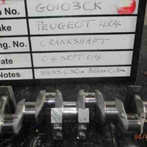 Peugeot 404 Crank Stock Code G0103CK