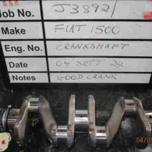Crankshaft Fiat 1500 Mains 020, B/Ends 020 Stock Code J3892
