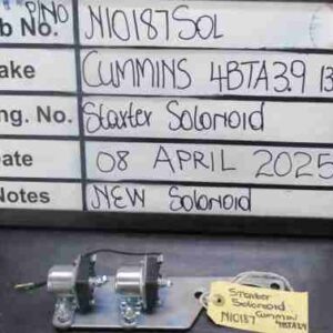 Cummins 4BTA3.9 Solonoid Stock Code N10187SOL