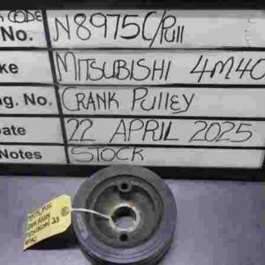 Mitsubishi 2.8 4M40 Crank Pulley Stock Code N8975C/PULL