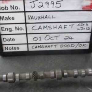 Vauxhall 2651cc Camshaft Stock Code J2995