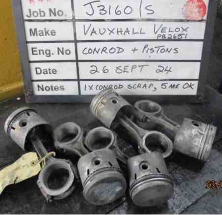 Vauxhall 2651cc Conrods Stock Code J3160/S