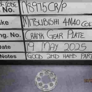 Mitsubishi 4M40 Crank Gear Plate Stock Code N8975CR/P