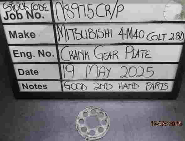 Mitsubishi 4M40 Crank Gear Plate Stock Code N8975CR/P