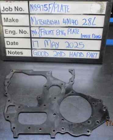 Mitsubishi 4M40 Eng Plate (Inner Flange) Stock Code N8975F/PLATE