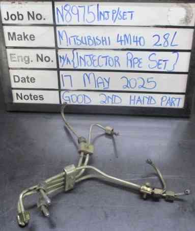 Mitsubishi 4M40 Injector Pipe Set Stock Code N8975INJ P/SET - Image 2